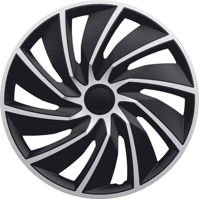 AutoStyle Wieldoppen 14 inch Turbo zilver/zwart