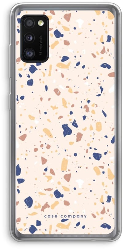 Case Company® - Hoesje geschikt voor Samsung Galaxy A41 hoesje - Terrazzo N°23 - Soft Cover Telefoonhoesje - Bescherming aan alle Kanten en Schermrand