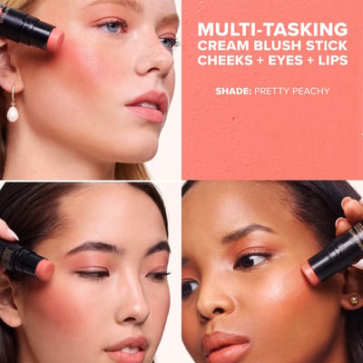 NUDESTIX Nudies Matte Lux All Over Face Blush Colour 7g (Various Shades) - Pretty Peachy