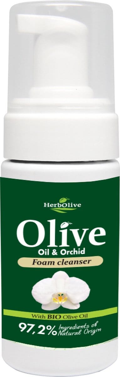 Herbolive Gezicht Reiniging Schuim Olijfolie & Orchidee 100ml