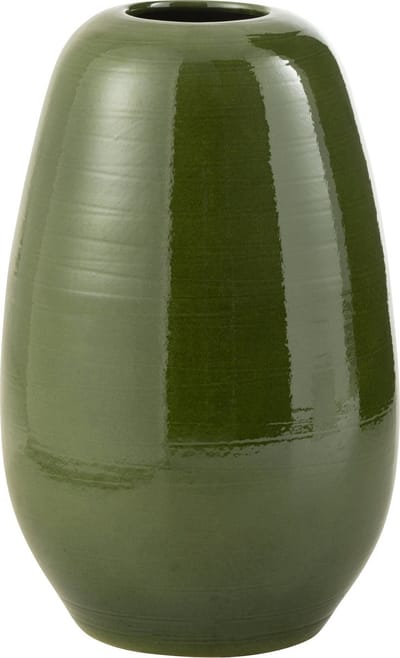 J-Line vaas Lola - porselein - groen - large - 55 cm hoog