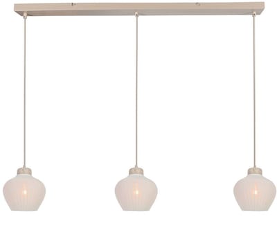 Hanglamp Travino 4599CR – linnen & travertin, hoogteverstelbaar 20-160 cm, trendy design, Anne Light Home