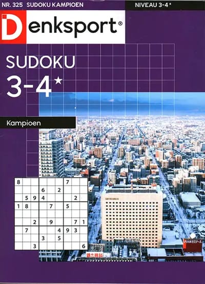 Denksport Sudoku Kampioen - 325 2026