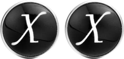 Fako Bijoux - Manchetknopen - Alfabet - Letter X