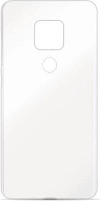 Huawei Mate 20 hoesje transparant - Flexibel Jelly cover Huawei Mate 20 hoesje met gratis telefoonhouder - Transparant