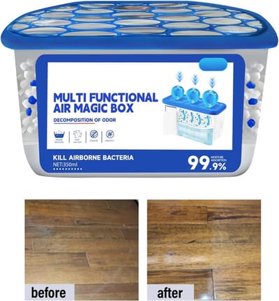 Natuurlijke luchtreiniger - Plantenstofverzamelaar - Lucht zuiveren - Werkt zonder stroom - 350 ml - Wit
