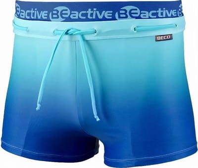 BECO Zwembroek - Heren - Polyamide - Blauw - Maat Xs