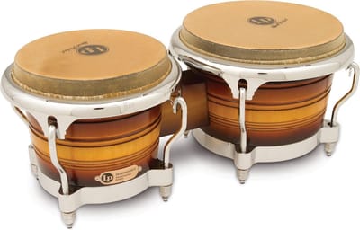 Latin Percussion LP201AX Generation II Antique Sunburst Matte bongos