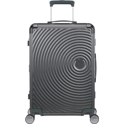 American Tourister trolley Soundbox Alu Spinner 68 / 25 TSA Trolley Brushed Anthracite antraciet