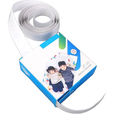 1 Rol Fotohoekstickers Transparant PVC Zelfklevende Fotohoekbeschermers voor Album Knutselen white