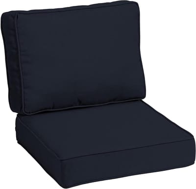 Buitenstoelkussens - Terraskussens - Comfortabel Zitten - Waterdicht Polyester - 55 x 55 cm - Marineblauw