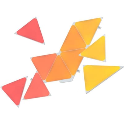 Nanoleaf Shapes Mini Triangles Uitbreidingspakket - 10 Panelen - Slimme Verlichting - Siri, Google