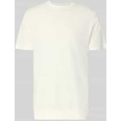 s.Oliver - male - Gestructureerd T-shirt met manchetten
