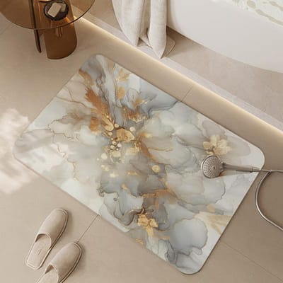 Badkamervloermat Badkamertoilet Vloermat Deurmat Tapijt Toilet Vochtabsorberend Antislip Deurmat 40 * 60CM