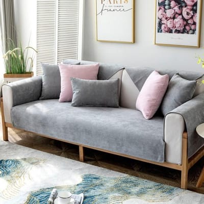 Waterafstotende Bankhoes Polyester Urinebestendig Huisdieren Kinderen Bankmat Afneembaar Wasbaar Antislip Bankhanddoeken Voor Woonkamer 1pc 45x45 pillowcase