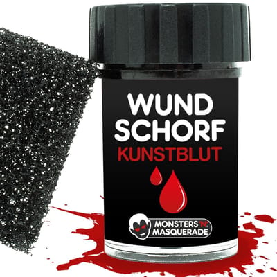 Dailygoods- Wondkorst met spons - Realistische verwondingen - Nepbloed - Halloween make-up - Speciale effecten - Eenvoudig in gebruik