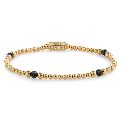 Rebel en Rose - RR-40155-G - Touch Of Green Glam Rocks - armband