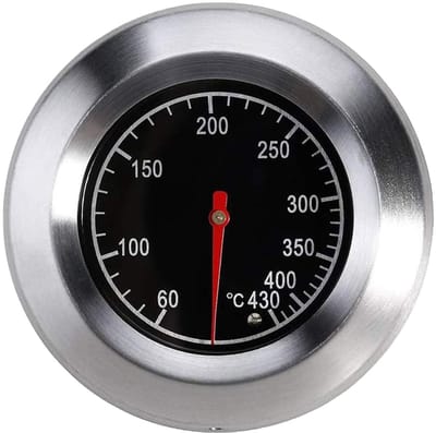 SPHProducts - RVS Grillthermometer 60-430°C - Precisie BBQ Thermometer - Voor perfecte garing - Geschikt voor alle grills - Nauwkeurige temperatuurmeti...