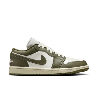 Air Jordan 1 Low Medium Olive Dames Sneakers Groen Zeil Kokosmelk DC0774-122 39 black
