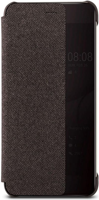 Origineel Huawei  P10 Plus Hoesje View Cover Bruin