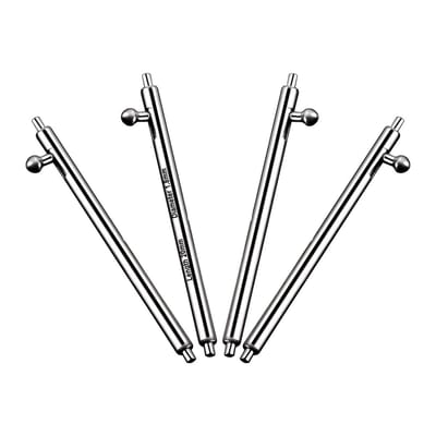Dailygoods- Veerpennen Premium - 4 Stuks - Roestvrij Staal - Quick Release - 20 mm - 1,8 mm Ø - Accessoires voor Horloges - Horlogepennen