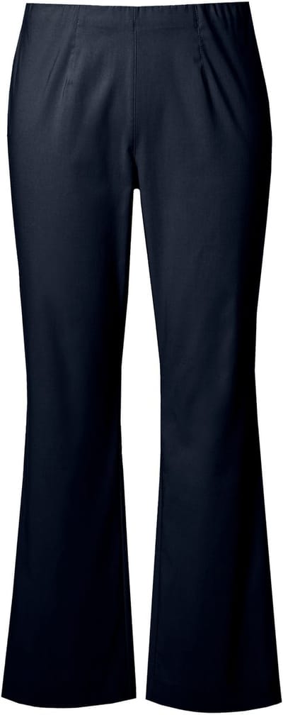 Ulla Popken - Dames - Thermo-bengalinbroek slim fit warm elastische tailleband - Marine - Maat 62