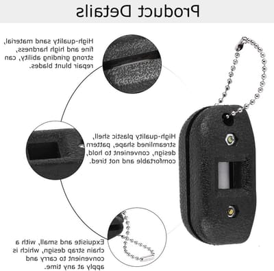 IJschaatsmes Slijper met Potloodslijper en Draagtas - Professionele Slijptool voor IJschaatsen en Schaatsaccessoires