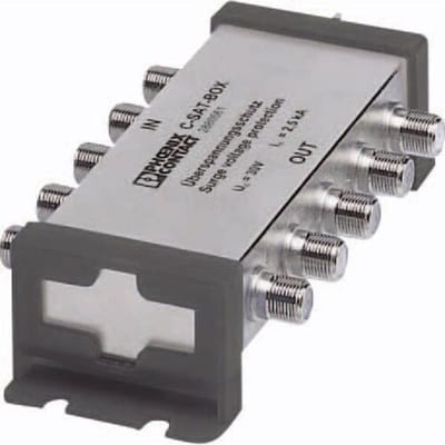 Phoenix Contact 2880561 C-SAT-BOX Overspanningsveilige satellietverdeler Overspanningsbeveiliging voor: DVB-S, satelliet (F-stekker) 1 stuk(s)