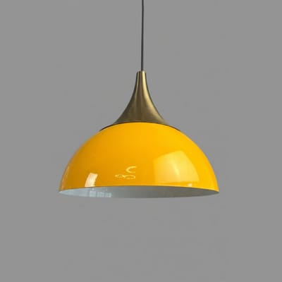 Bamyum Yimpi Hanglamp Industrieel Metaal Ø30 cm, Vintage Hanglamp, E27 Pendellamp