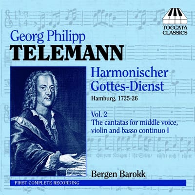 Bergen Barokk - Harmonischer Gottes-Dienst, Vol. 2: The Cantatas For Middle Voice, Violin And Basso Continuo I (CD)