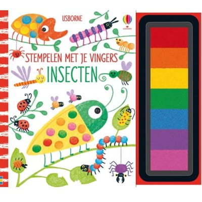 Stempelen Met Je Vingers Insecten - Stempelen Met Je Vingers