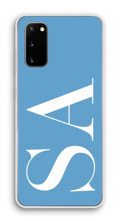 Gepersonaliseerd - Case Company® - Hoesje geschikt voor Samsung Galaxy S20 hoesje - Monogram N°2 - Soft Cover Telefoonhoesje - Bescherming aan alle Kanten en Schermrand