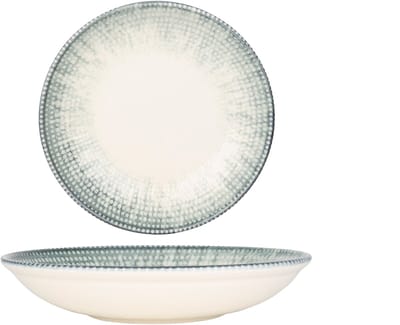 Kütahya Porselen Diepbord - Iceberg - Porselein - 25 cm (1250cc) - set van 6
