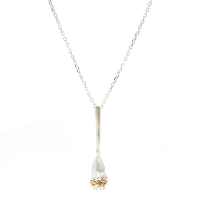 HÕBE – Spaguetti Ketting –  Sterling Zilver – Gerecycled Zilver – Collier – Handgemaakte Sieraad – Accessories – Dames Ketting – Spaguetti
