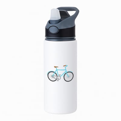Hacebo® - Fietsen waterfles met rietje zwart - Fietsenmaker - Fietsers - Fietsdecoratie - fiets accessoires - water fles - 650ML