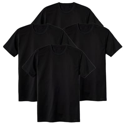CALIDA T-shirt MEN T-Shirt 2PACK Natural Benefit 100% cotton Verpakking van 4
