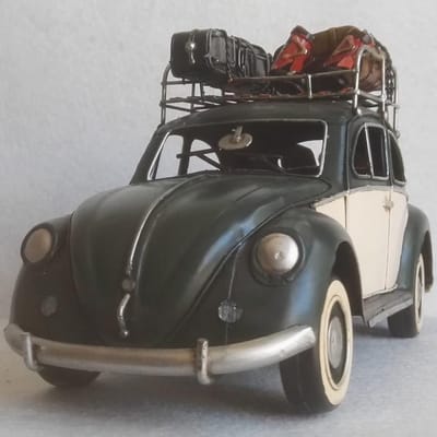 Volkswagen - kever - wintersport - editie - officiële - licentie - VW - blikken auto - blik