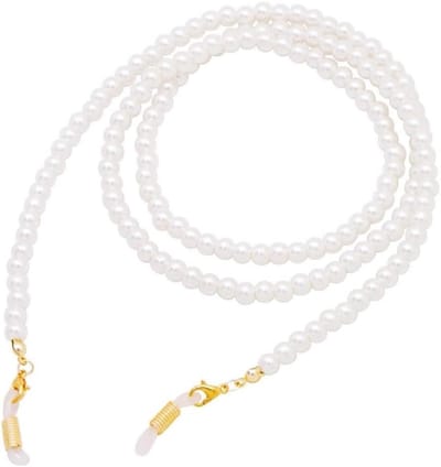 Brillenketting Lanyard - Oogketting Brillenkoord - Dagelijks Gebruik - Vintage Kralen Stijl - One Size - Goud