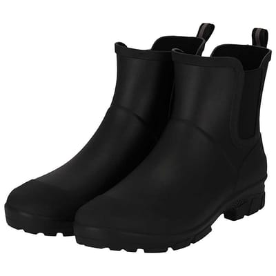 Morethansocks - Lage regenlaarzen heren - Zwart - 43