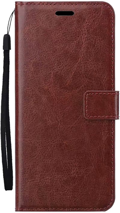 Hoes - Met Pasjeshouder - Geschikt voor Samsung Galaxy S26 - Luxe Bookcase Portemonee - Flip Case - Kunstleer Book Case - Flipcase - Book Cover - Walletcase - PortemonneeHoes - Bruin