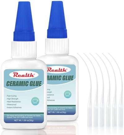 Krachtige Keramieklijm - 60g Transparant voor Porselein, Tegels en Aardewerk - Hittebestendig & Waterdicht