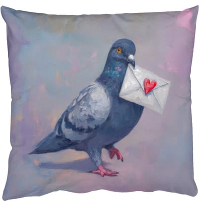 Sierkussens - Kussentjes Woonkamer - 50x50 cm - Duif - Envelop - Paars
