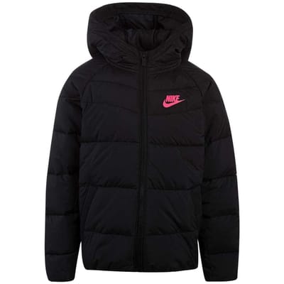 Nike Meisjes NSW Pufferjas (Zwart/roze)