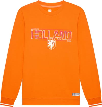 Nederlands Elftal Sweater Vrouwen - Maat S - Oranje Kleding - Officiële KNVB - Katoen