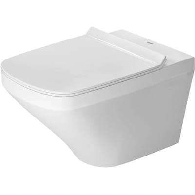 Duravit DuraStyle - Wandcloset met SoftClose wc bril, Rimless, met WonderGliss, alpine wit 45510900A11
