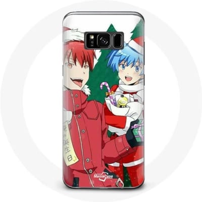 Coque pour Samsung Galaxy S8 Karma et Nagisa Assassination Classroom Anime Christmas day