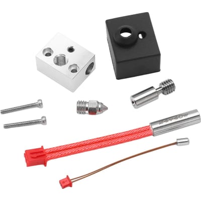3D Printer Verwarmingsonderdelen 300 graden celsius 24V 40W Verwarmingsstaaf Thermische Draad Verwarmer Blok Keelbuis 0.4mm black