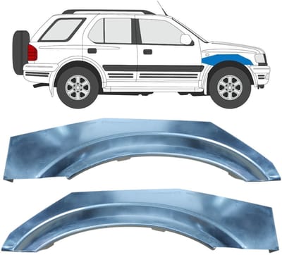 Reparatiepaneel voorspatbord voor Opel Frontera B 1999-2002 / Links + Rechts