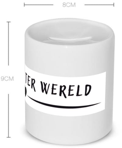 Akyol - beste oom ter wereld Spaarpot - Oom - uncle - leuk cadeau voor je oom - 350 ML inhoud