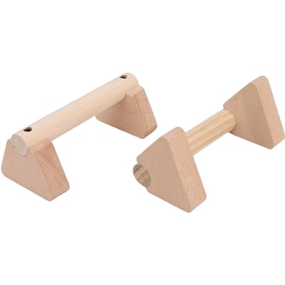 2 Pièces Bois de Hêtre Pompes   Support Poutre d'Équilibre en Bois Équipement d'Exercice pour Usage Domestique